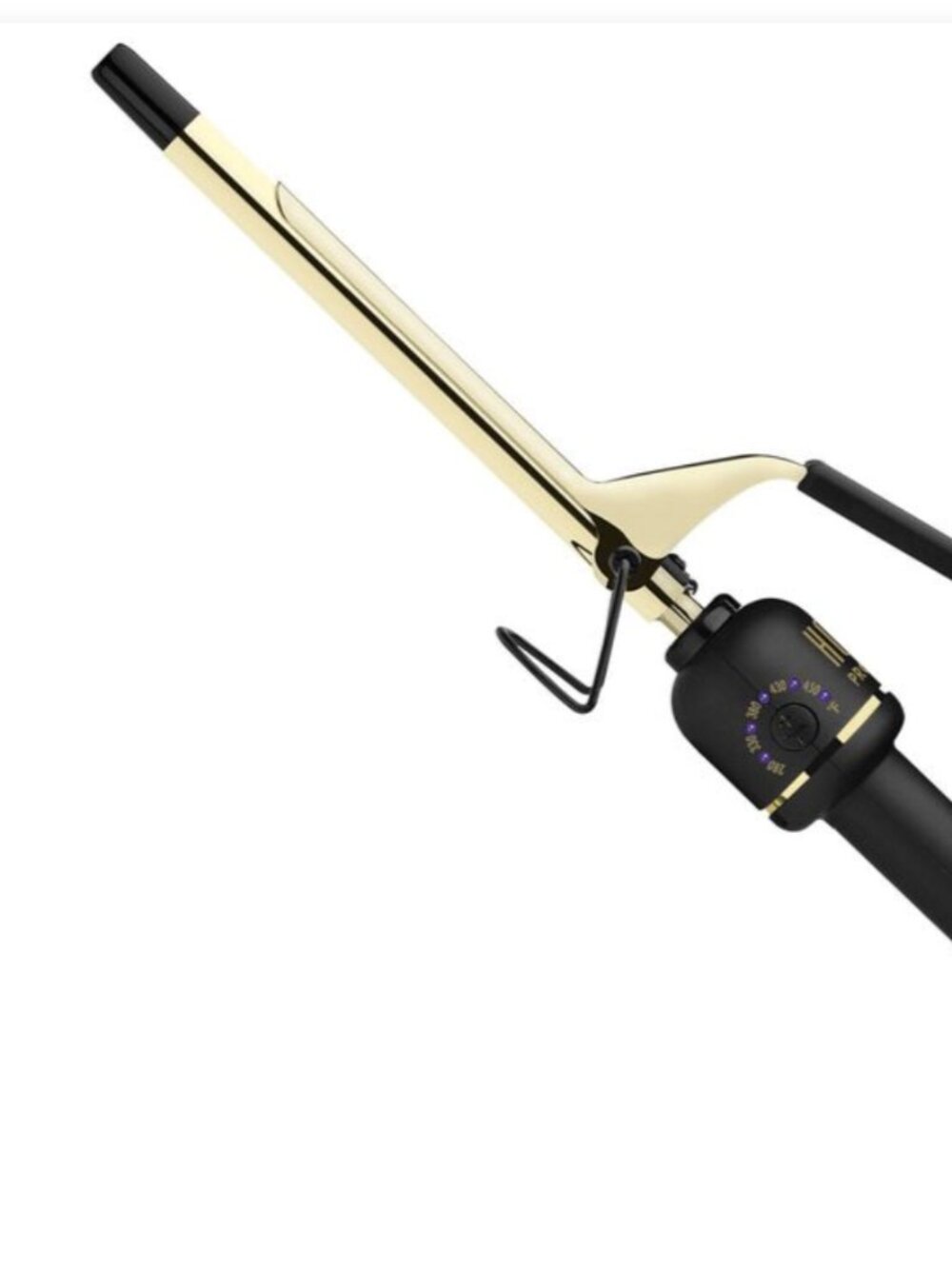 24K Gold Extended Barrel Curling Iron 1/2 Inch Hot Tools